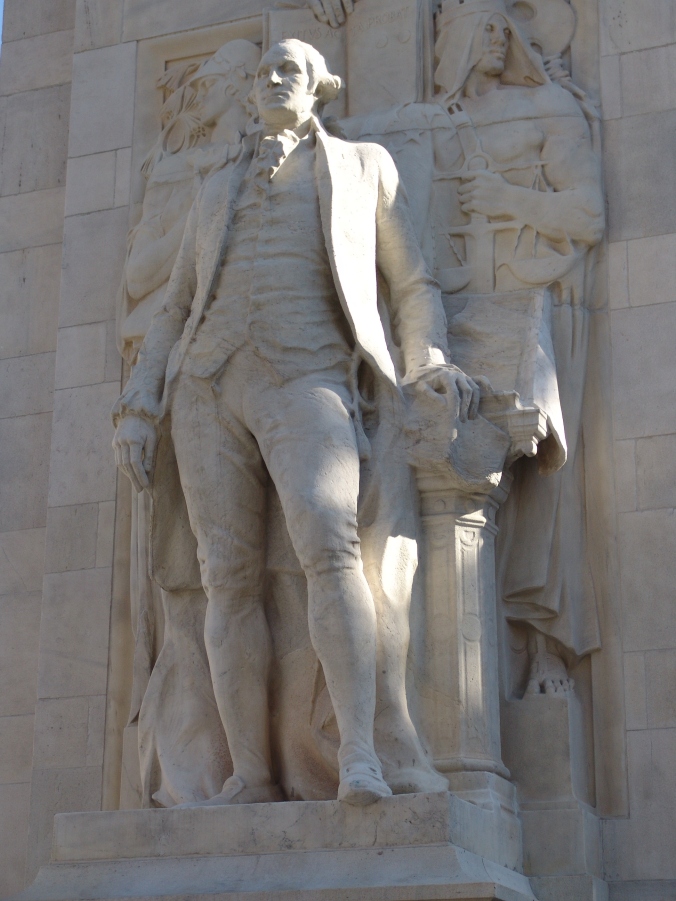 Statue of Washington in the Arch by Sherry Felix June 2014